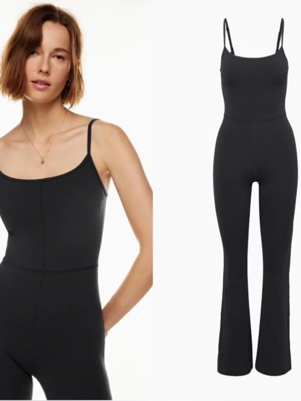Aritzia Divinity Kick Flare Jumpsuit
